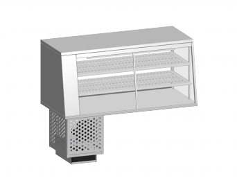 KCHVOB -  třípatrová chladící obslužná vitrína