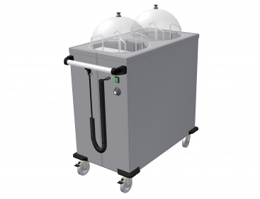 KZTD - Pojízdný talířový zásobník dvoutubusový s ohřevem