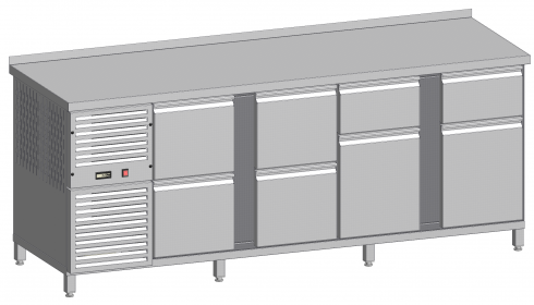 KCH1 2X2V - Chladící stůl