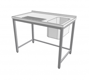 KSVOV - Výčepní stůl s dřezem a odkapem