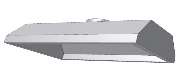 KDVZ 2B - Závěsná digestoř – bez filtrů