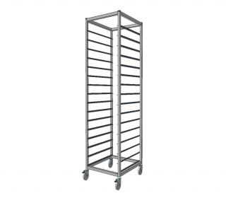 KRGO 1 - Vozík na GN, plechy, tácy nebo tablety