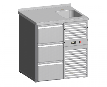 KCH2N - C+D - Chladící stůl nápojový