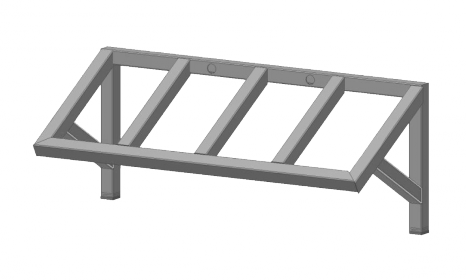 KVOV - Nástěnné provedení zásobníku na příbory